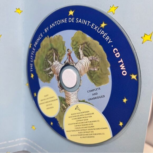 70th Anniversary Edition The Little Prince Hardcover Book & CD’s Deluxe … - Picture 7 of 9